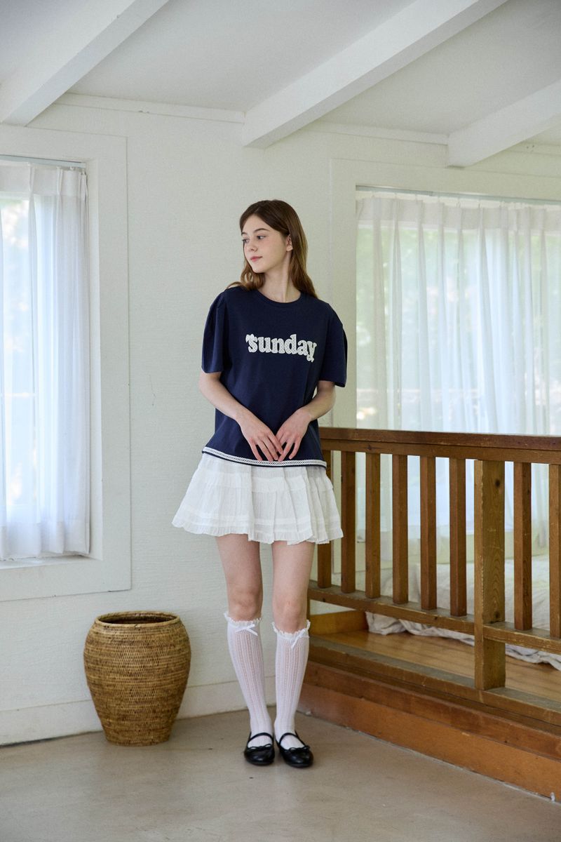 [2PAIRS 1SET] FRILL LACE SOCKS SET (2 COLORS)