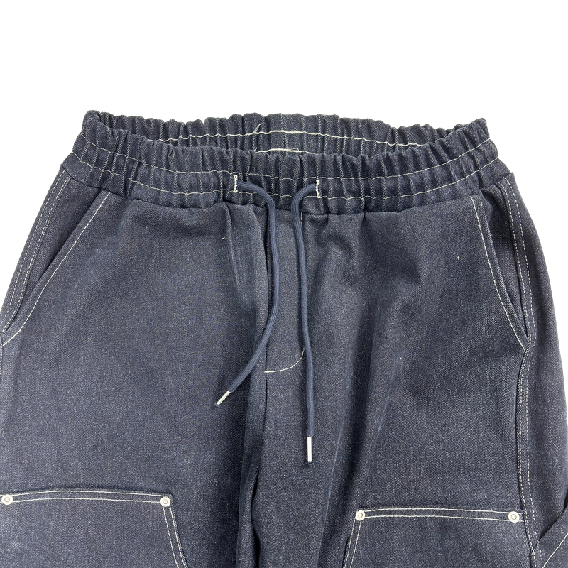 double-knee big denim carpenter pants