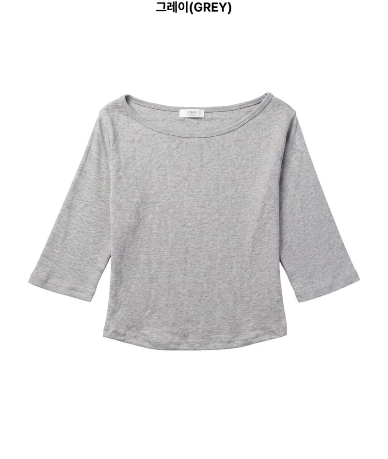 Huni Boat Neck 3/4 Sleeve Tee