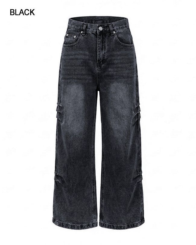 (W's) Side Rivet Denim Pants