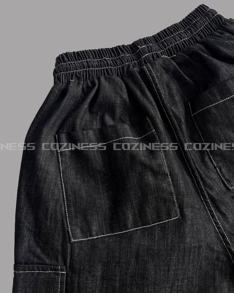 SI denim cargo shorts