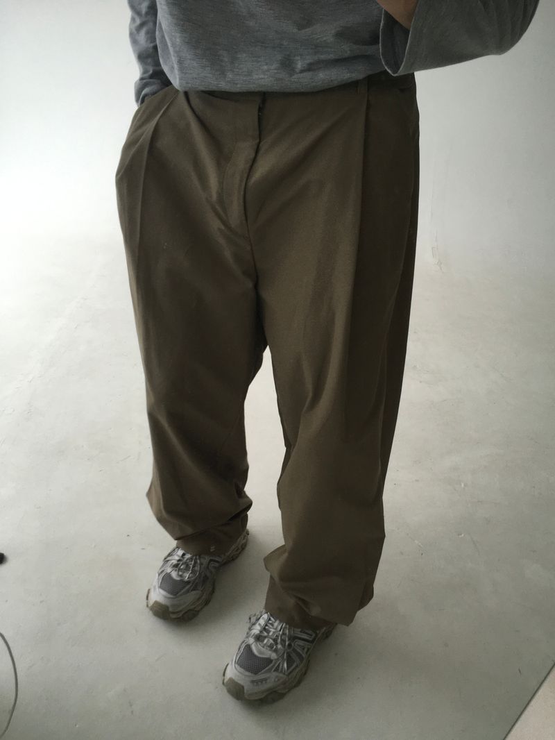 libera dart nylon slacks(3colors)