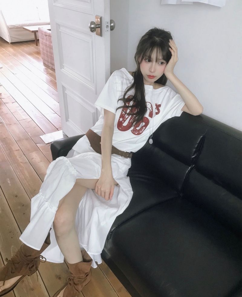 [ side slit ] closet long & maxi sk