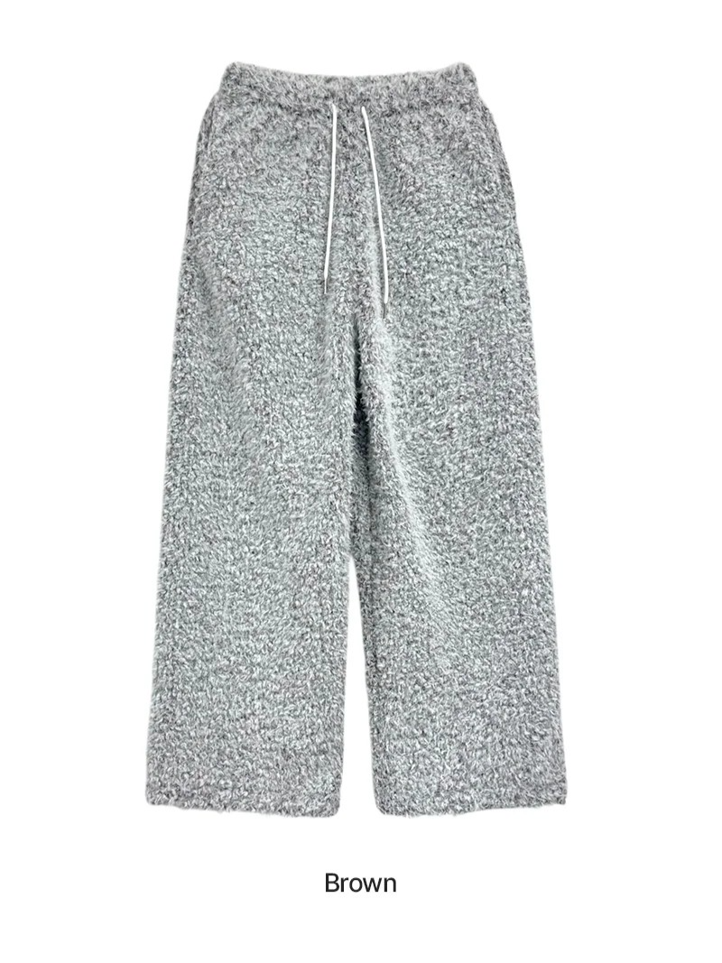 Hairy banding pants(2color)