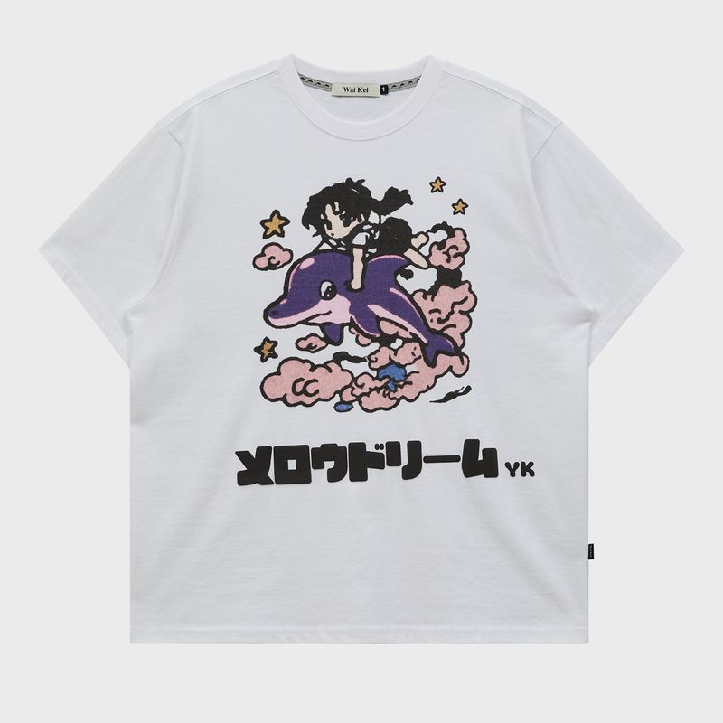 WaiKei（ワイケイ）の「MELLOW DREAM Cartoon Half Sleeve T-shirt（Tops）」