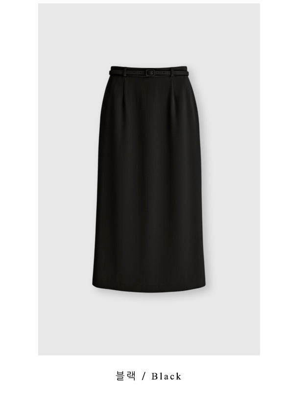 Setter Slit Belt Skirt / 4 colors