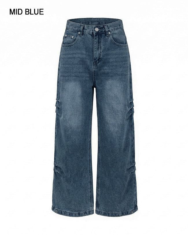 (W's) Side Rivet Denim Pants