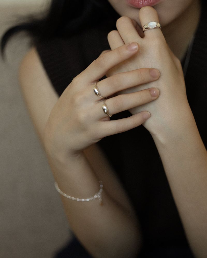 Snuggle ring (silver) *1PCS
