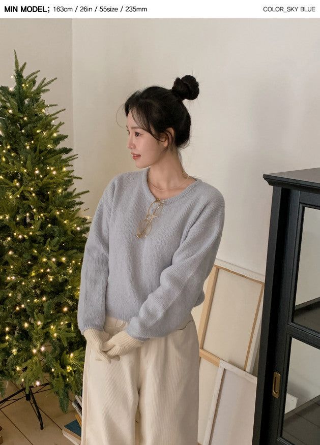 EZ Cozy Basic Round Knit (9color)