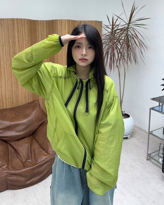 SATIIIZ（サティーズ）の「Heather Summer Light Wind Jacket（Jackets/Outerwear）」
