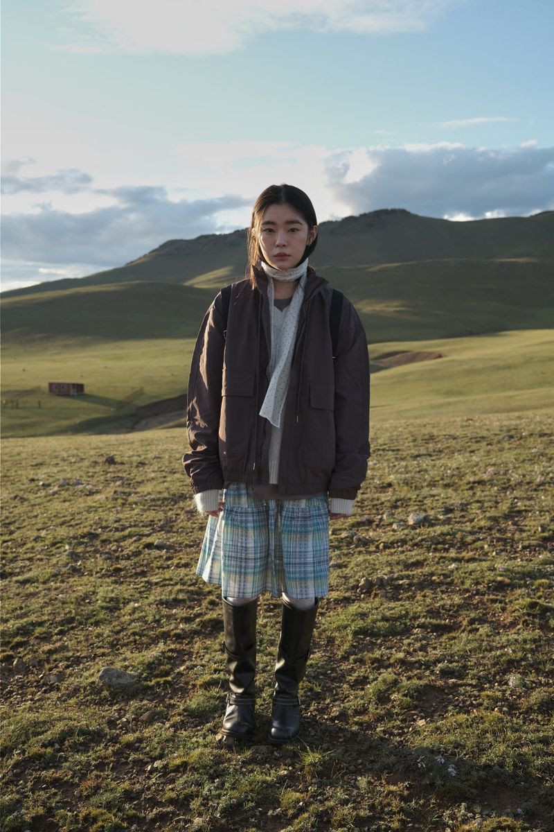 DUGGY（ダギー）の「Kindergarten check skirt (2color)（Skirts）」