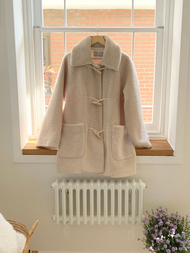 [MADE] Bunnies Dumble Tteokbokki Tteokbokki Toggle Half Coat