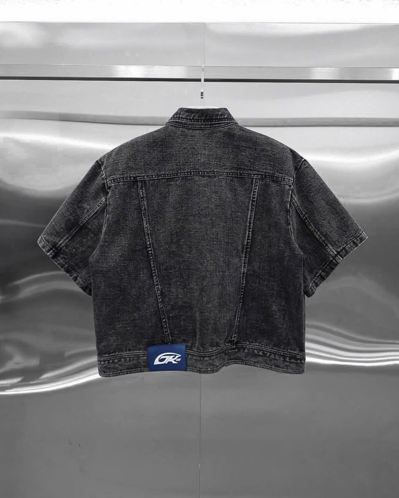 WASH-DENIM JACKET QUAD POCKET