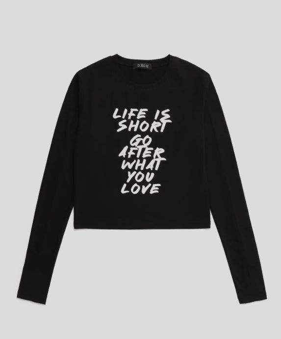 LIFE SEMI WARMER CROP T-SHIRTS 