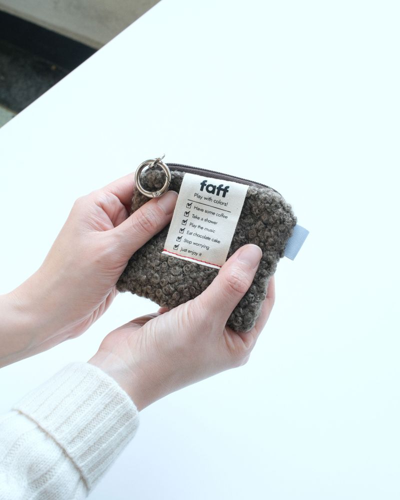 faff Pouch mini Milky Brown