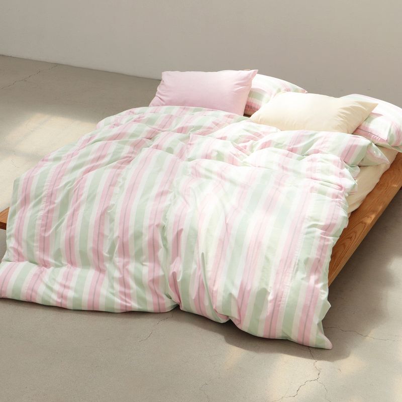 MONT SAINT DE RAINT（モンセンドラン）の「ボンボンドゥベットカバー Qsize(200x230cm)（インテリア）」