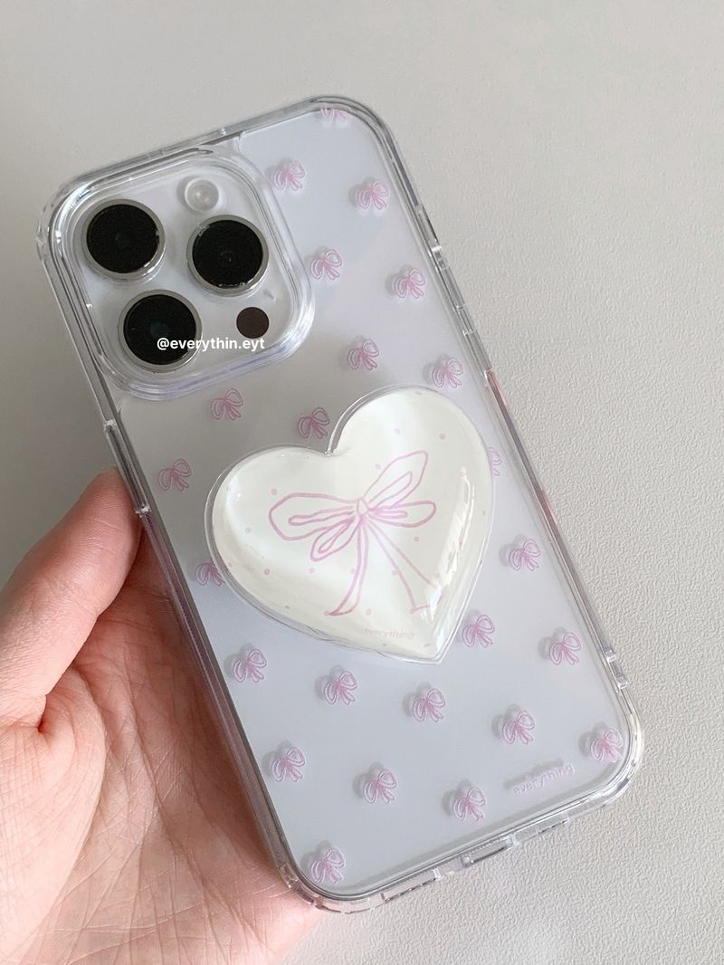 [jelly hard] ribbon pattern case