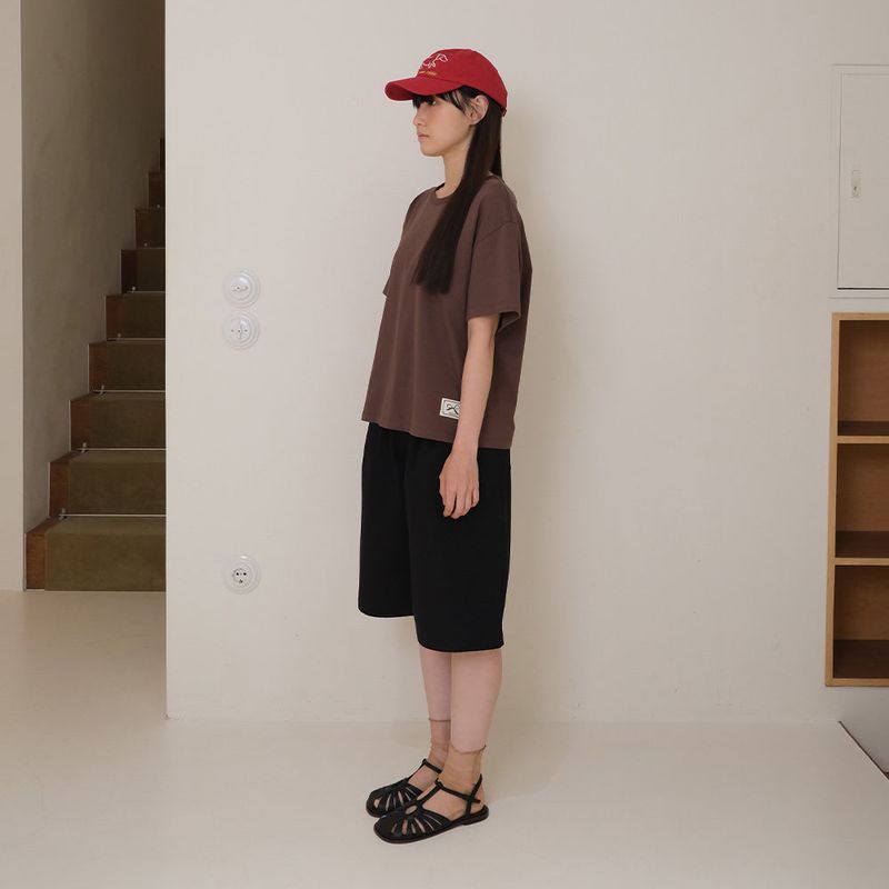 Brown Basic T-Shirt