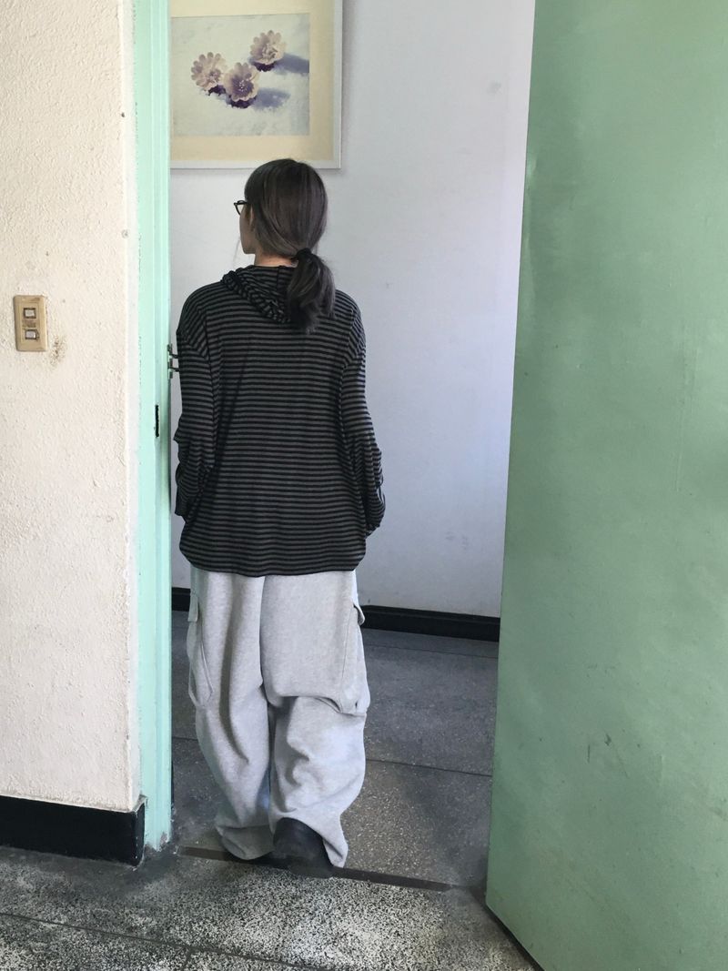 Pocky Button Cargo Sweatpants (3c)
