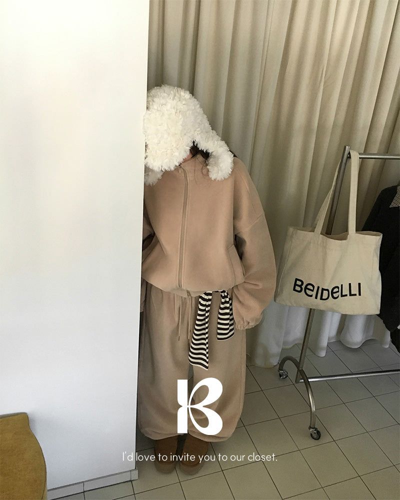 BEIDELLI（ベイデリー）の「[ORIGINAL] ウィンディジップアップフリースセット（セットアップ）」