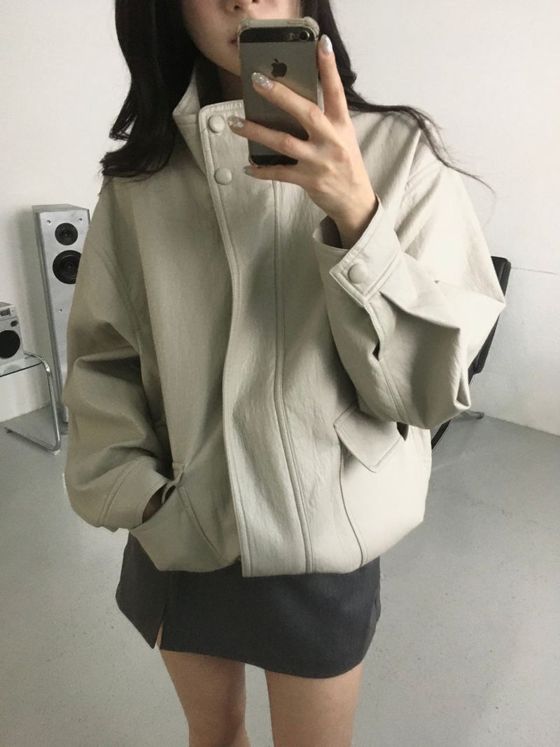 Linkle Leather Jumper