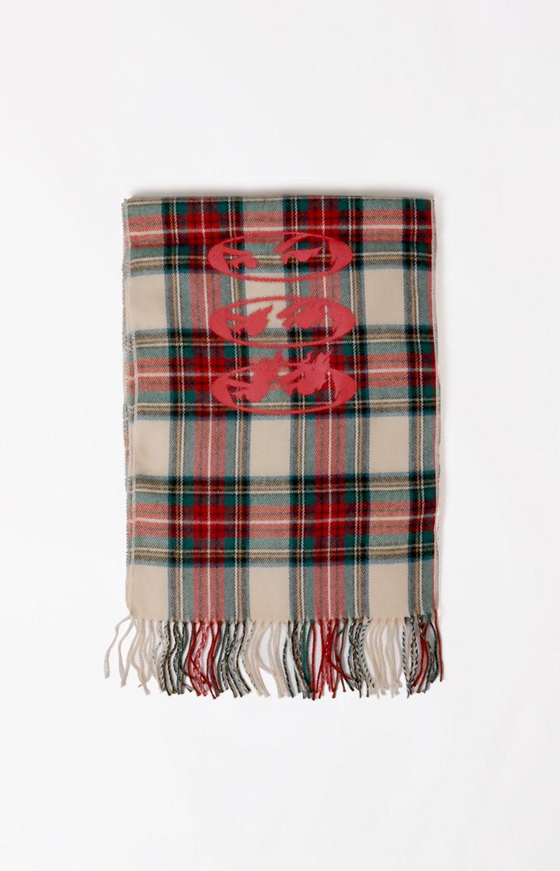Eye muffler Check white