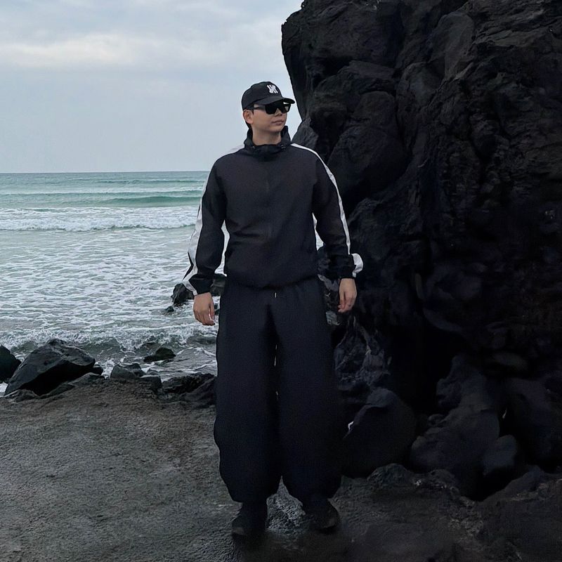 Camo Nylon Pants (3color)