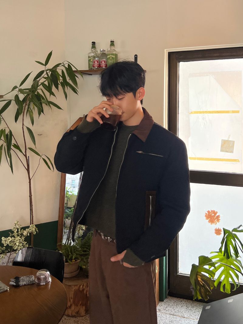 Overcast Color-Block Padded Jacket (2 Colors)