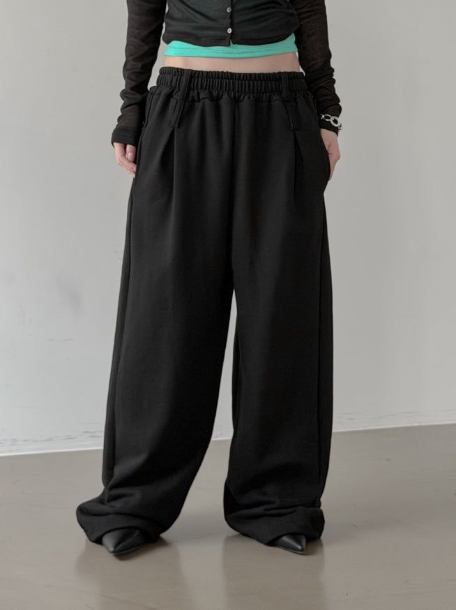 mnem（ムネム）の「Lekin Pintuck Wide Pants（Pants）」
