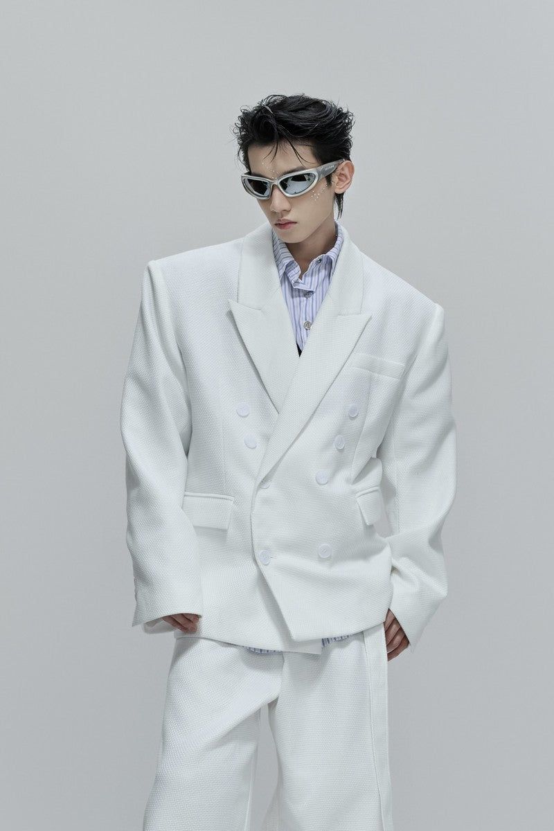 Argue Cultureの「Waffle Textured Pearl Blazer（Jackets/Outerwear）」