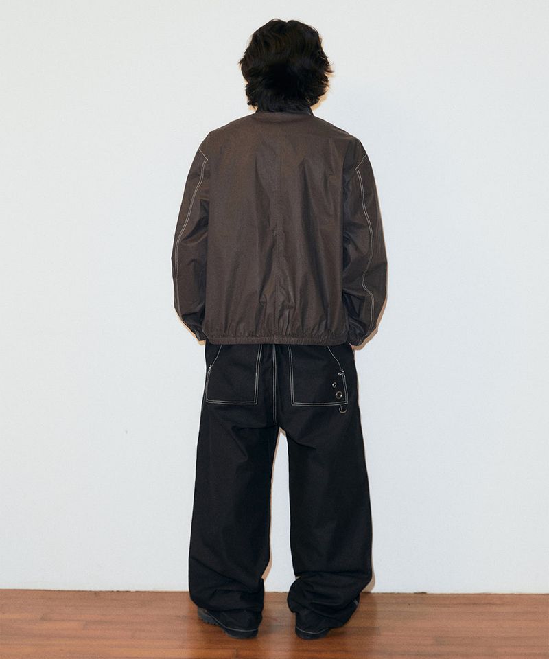 CHECK HARRINGTON JACKET