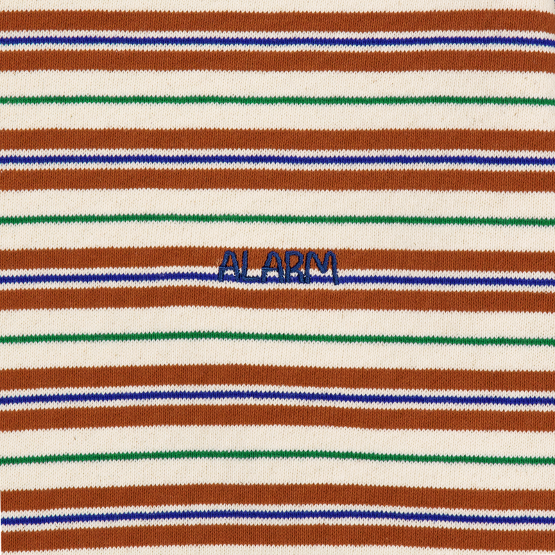 Alarm Multi Stripe Sweatshirt - Brown