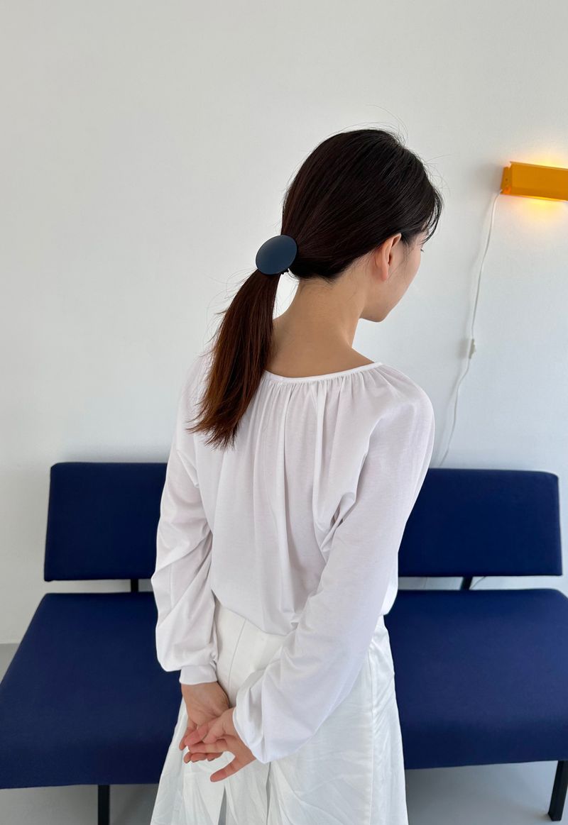 one acrylic hair strap - navy