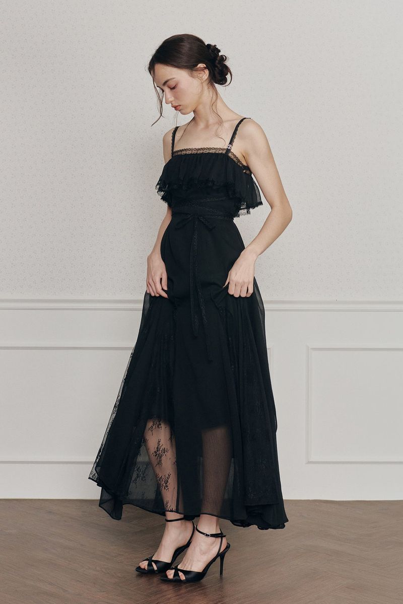PAIN OR PLEASURE（ペインオアプレジャー）の「MOONRISE DRESS black（Dresses）」