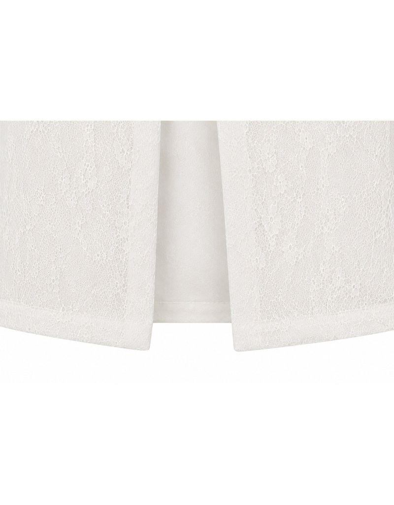 Brielle Ribbon Lace Puff Sleeve Jacket Ivory