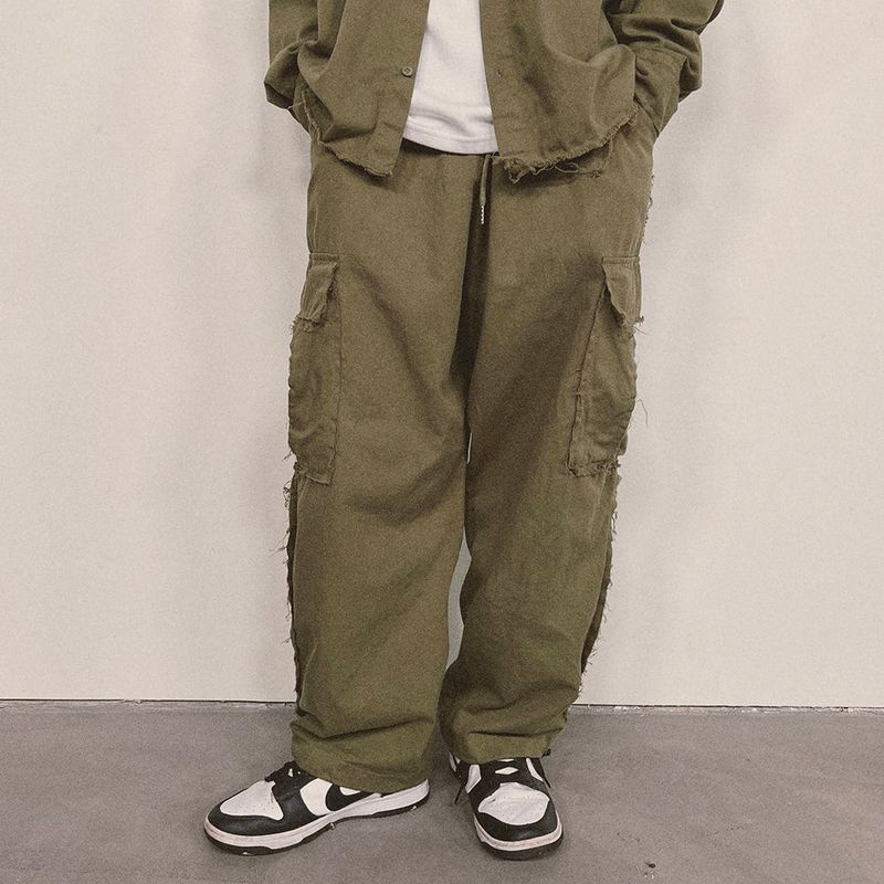 grunge wide cargo pants_khaki
