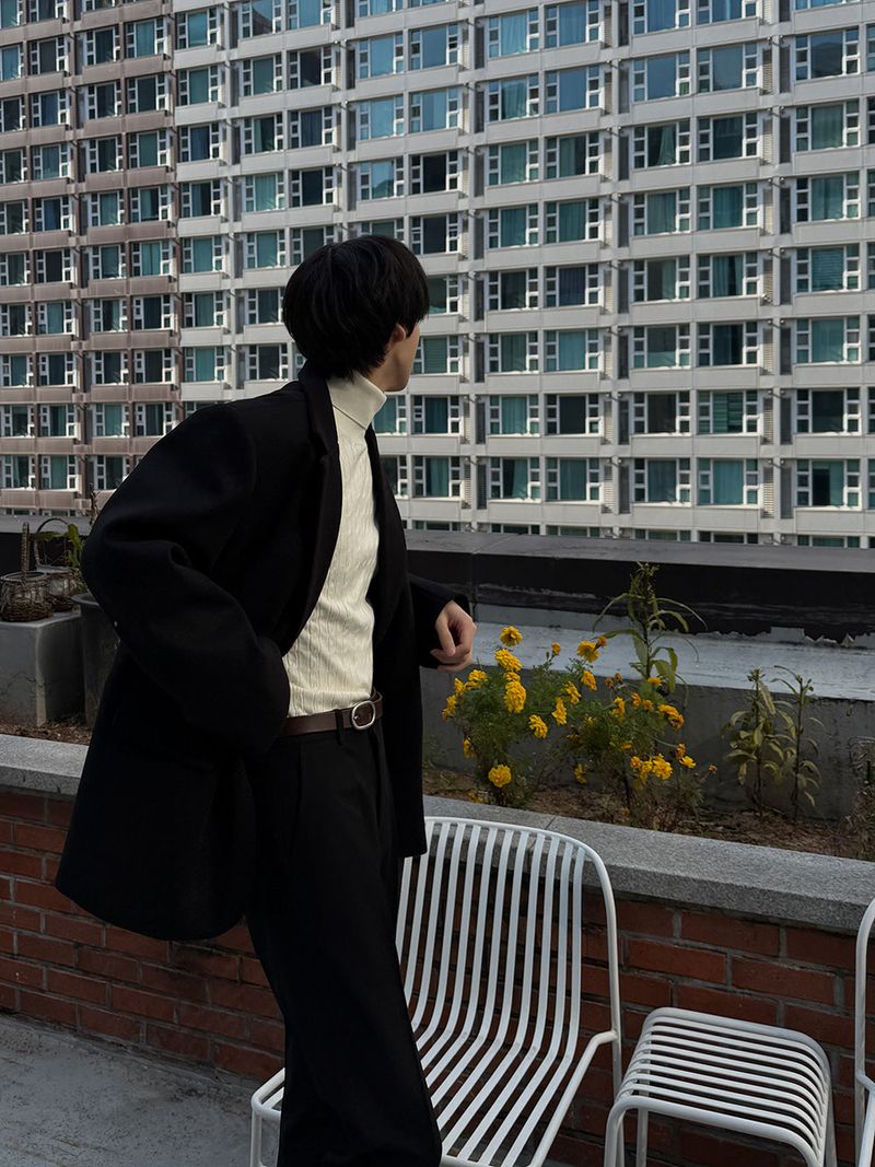ASCLO Minimal Wool FW Blazer (2color)