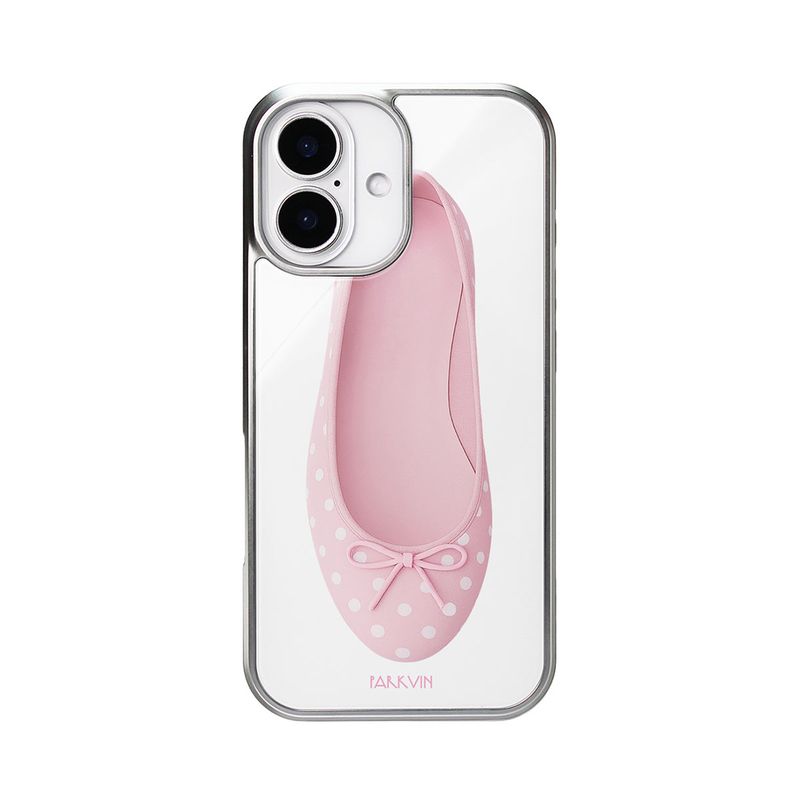 parkvin（パークビン）の「[Glass] pink dot shoes case （Smartphone Accessories）」
