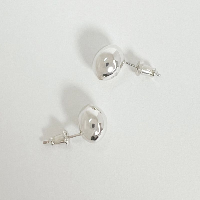 Bean Earring_Silver