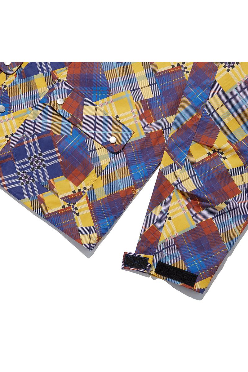 Multi Check Wind Jacket_Blue Check(Copy)