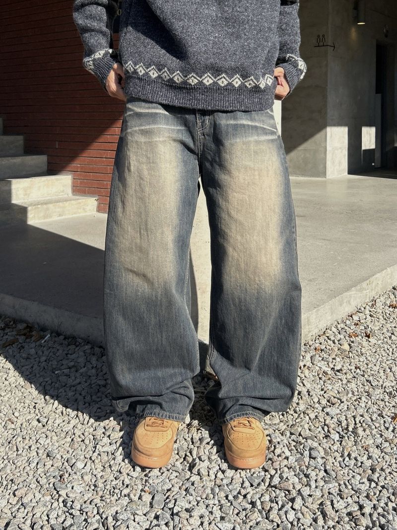 ONEPICK CLOTHES(ワンピッククローズ)の「SLAB EMBO RIVET BRUSH DENIM(Pants)」