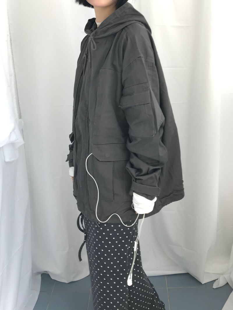 Vintage Pocket Half Bomber Jacket