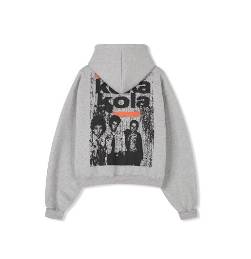 Collings Printed Crop Hoodie