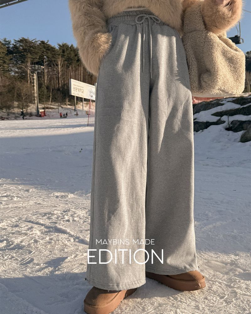 MAYBINS（メイビンス）の「【MADE】Wide fleece banding pants（Pants）」