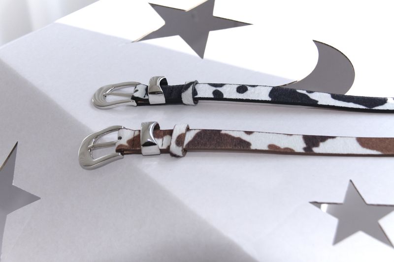 Cow Pattern Pony Belt(2color)