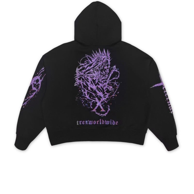 TREZ DECADE X KING HOODIE - BLACK