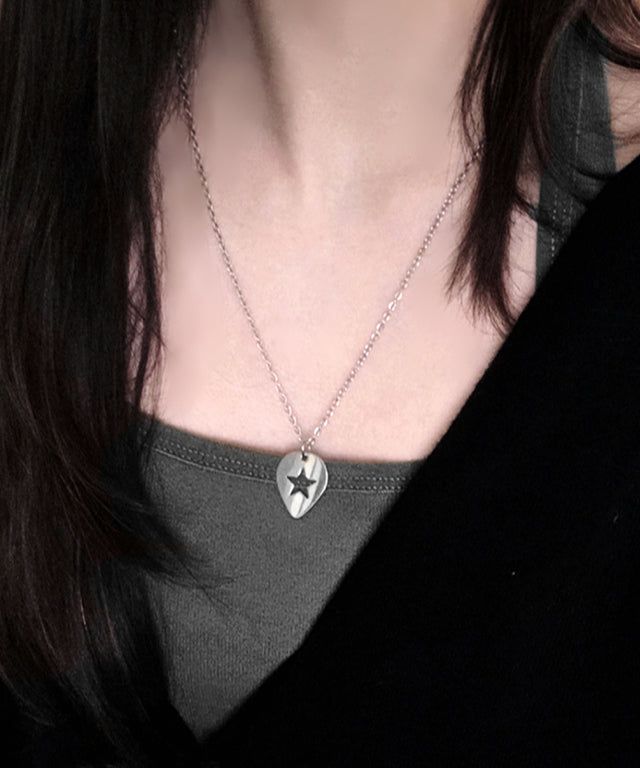 star guitar peak necklace