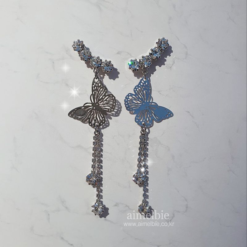  [IVE Rei, Choi Yena Earring] Butterfly Elf Queen Earring