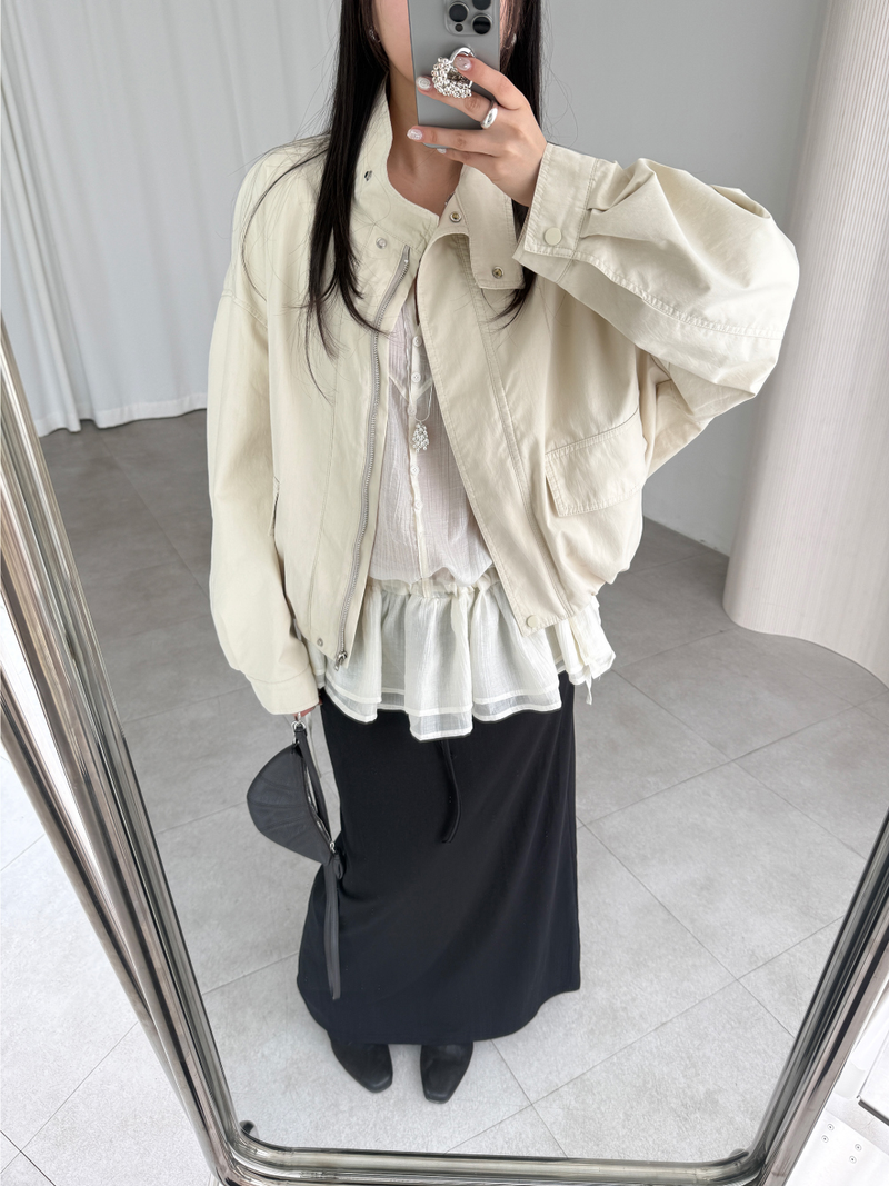 elin string blouse (2color)