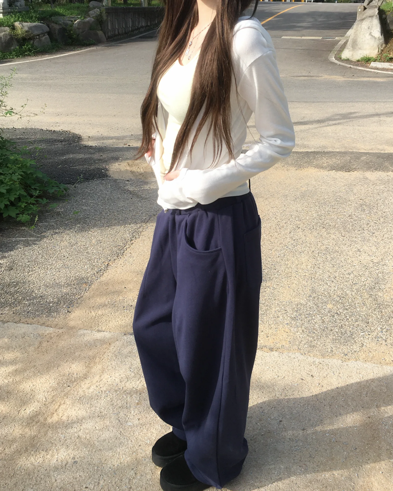 Warmer crop hood jumper